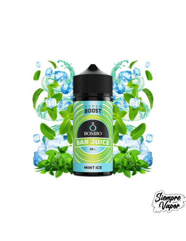 Mint Ice 10ml Longfill Hyper Boost Bombo Bar Juice