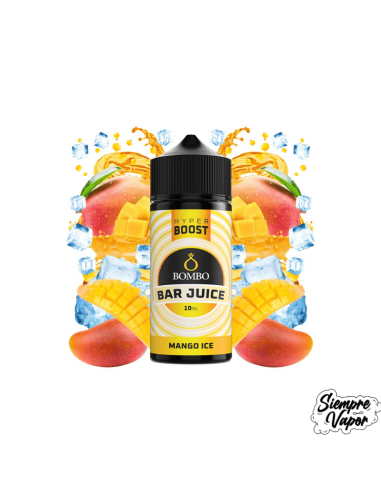 Mango Ice 10ml Longfill Hyper Boost Bombo Bar Juice
