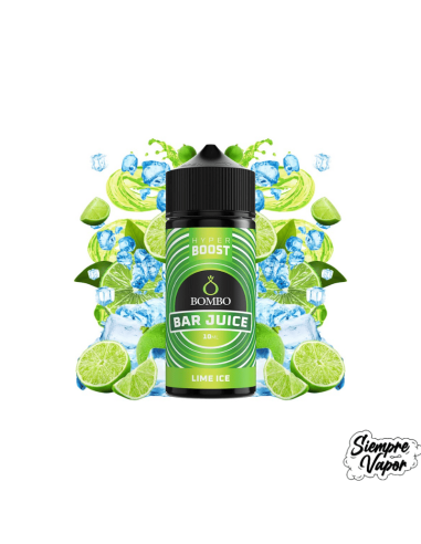 Lime Ice 10ml Longfill Hyper Boost Bombo Bar Juice