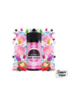 Cotton Candy Fruits Ice 10ml Longfill Hyper Boost Bombo Bar Juice