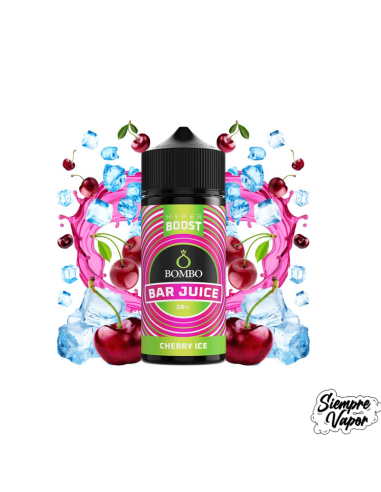 Cherry Ice 10ml Longfill Hyper Boost Bombo Bar Juice