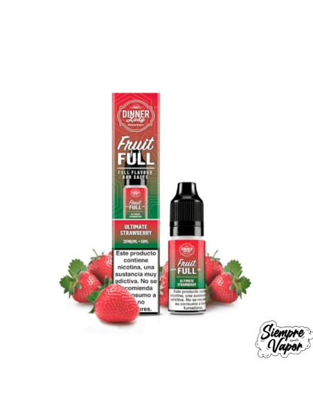 Full Ultimate Strawberry Sales 10ml Dinner Lady