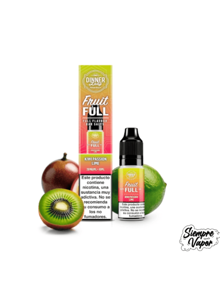 Full Kiwi Passion Lime, kiwi, maracuyá y lima ideales | siemprevapor