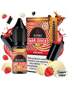 Cola Strawberry Ice Cream Sales 10ml Bar Juice by Bombo