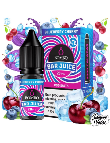 Blueberry Cherry Sales 10ml Bar Juice by Bombo