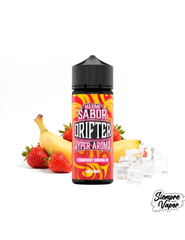 Strawberry Banana Ice 10ml Hyper Longfill  Juice Sauz Drifter Bar