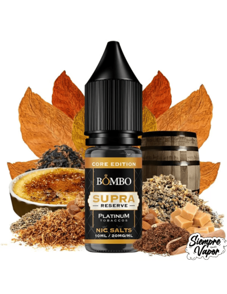 Supra Reserve Platinum Tobaccos Sales 10ml Core Edition Bombo