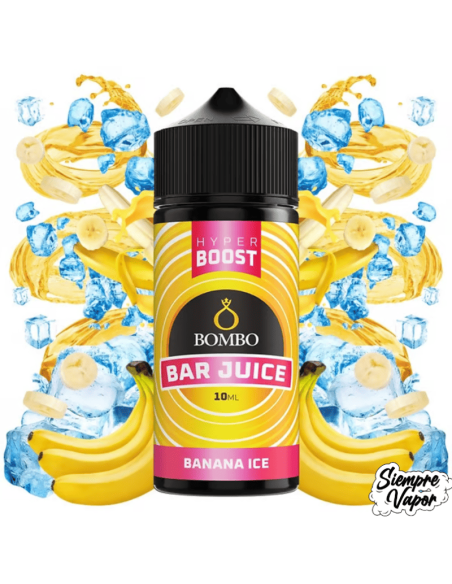 Banana Ice 10ml Longfill Hyper Boost Bombo Bar Juice