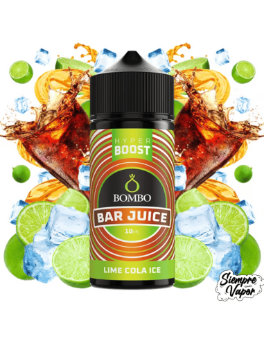 Lime Cola Ice 10ml Longfill Hyper Boost Bombo Bar Juice