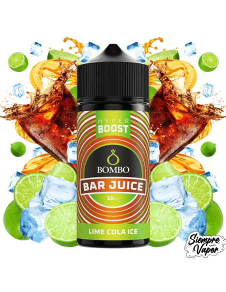 Lime Cola Ice 10ml Longfill Hyper Boost Bombo Bar Juice