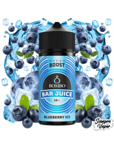 Blueberry 10ml Longfill Hyper Boost Bombo Bar Juice