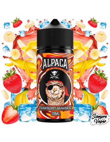 Alpaca Strawberry Banana Ice 20ml Longfill Alpaca