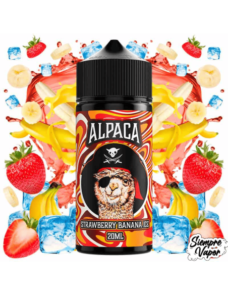 Alpaca Strawberry Banana Ice 20ml Longfill Alpaca