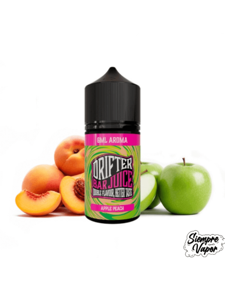Drifter Apple Peach Longfill 6ml, manzana y melocotón | Siempre Vapor