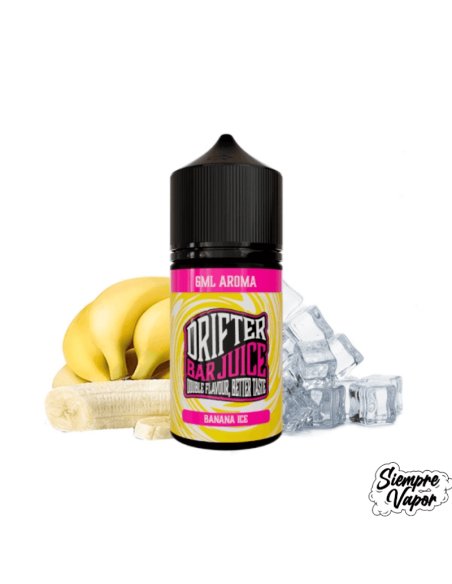 Drifter Bar Banana Ice Longfill 6ml, plátano delicioso | Siempre Vapor
