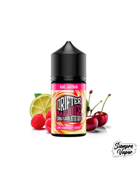 Lime Raspberry Cherry 6ml Longfill Juice Sauz Drifter Bar