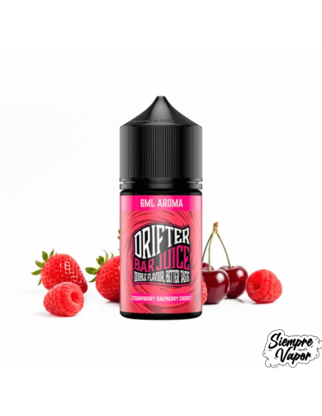 Strawberry Raspberry Cherry 6ml Longfill Juice Sauz Drifter Bar