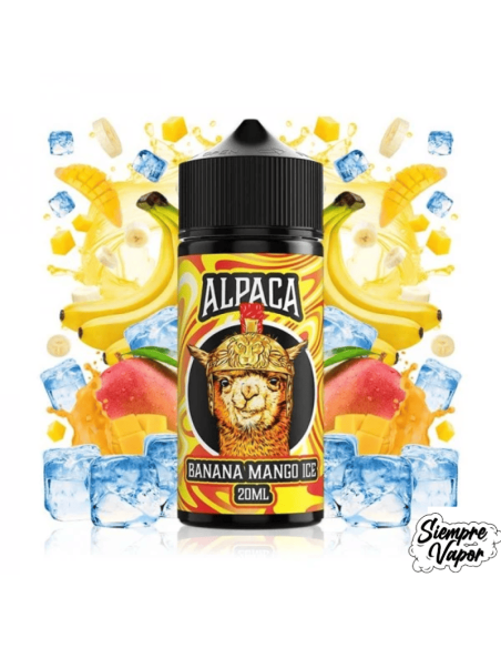 Alpaca Banana Mango Ice 20ml Longfill Alpaca