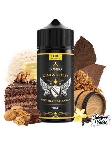 Don Juan Aldonza 20ml Longfill Core Editiom Kings Crest & Bombo