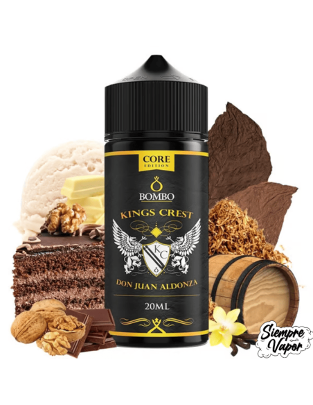 Don Juan Aldonza 20ml Longfill Core Editiom Kings Crest & Bombo