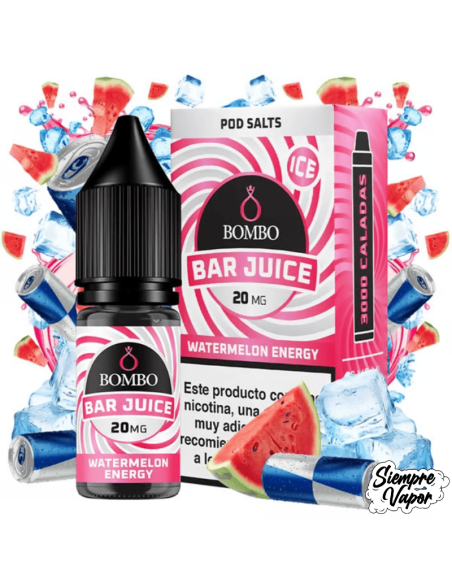Sales Watermelon Energy Ice 10ml Bar Juice by Bombo