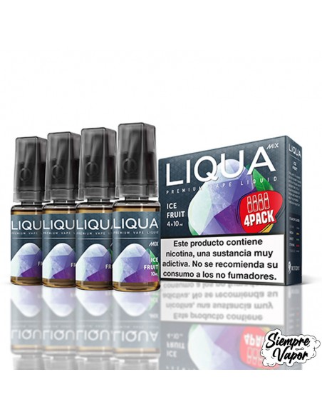 Liqua - Ice Fruit Mix 10ML 4Pack